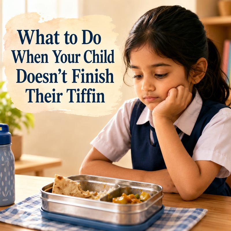 What to Do When Your Child Doesn’t Finish Their Tiffin