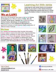 Learning Art with Ishita Online Art Academy-Online painting and drawing classes