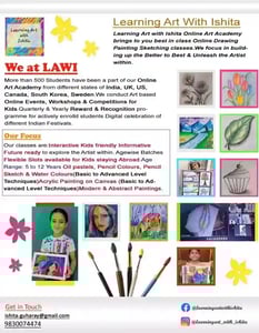 Learning Art with Ishita Online Art Academy-Online painting and drawing classes