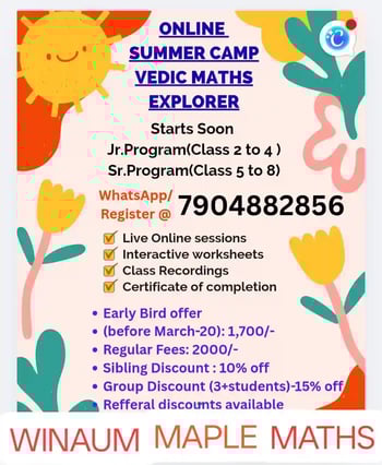 WINAUM MAPLE MATHS-Online Summer Camp 2026