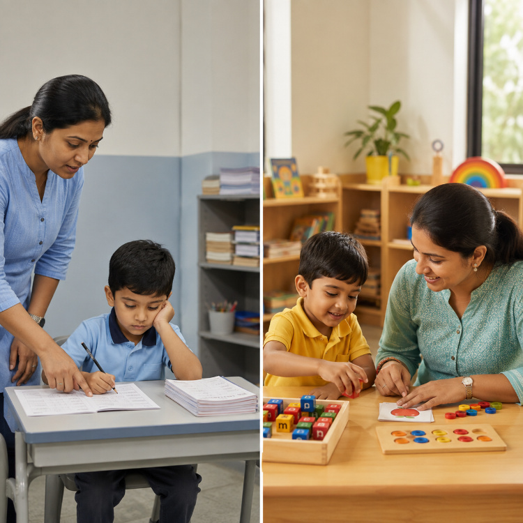 Academically-pushed early nursery approach