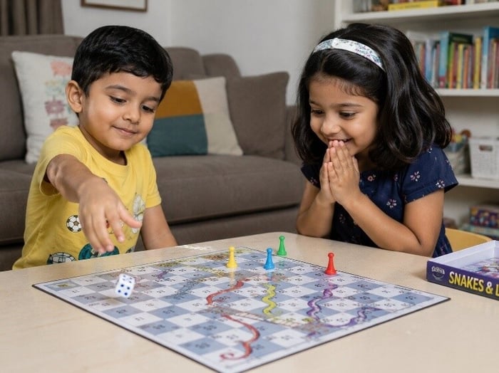 Simple board games with dice