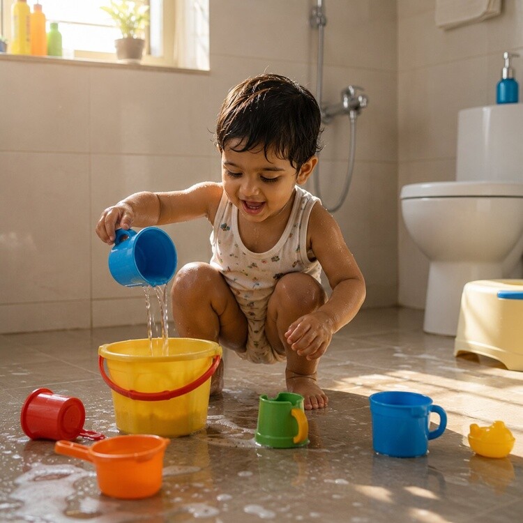 Toddler Play With Water