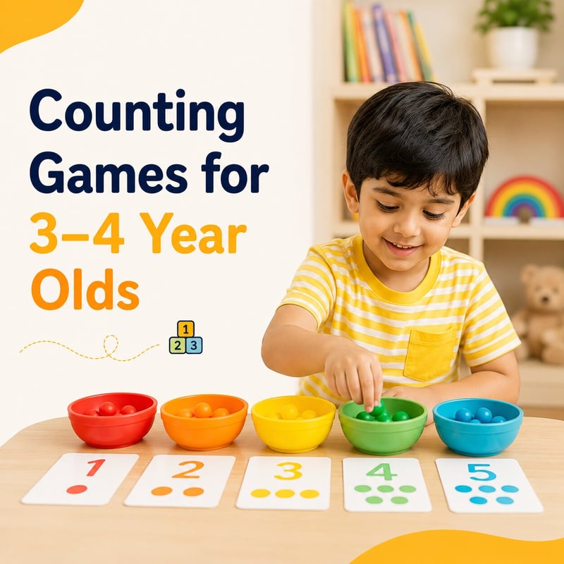 Counting Games for 3–4 Year Olds