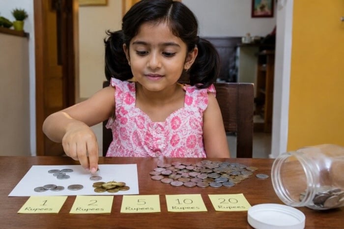 Sorting and counting coins