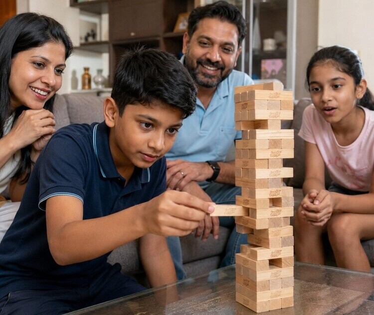 Wooden Tower Game