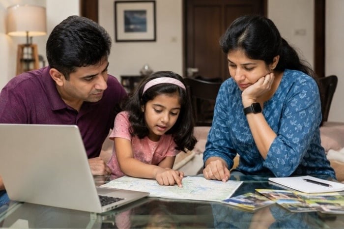 Helping plan a family outing