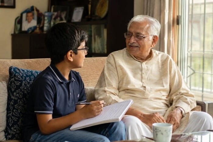 Interviewing a family member