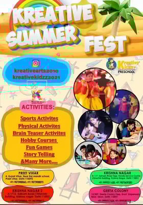 Kreative Kidzz preschool and Daycare-Summer Camp 2026