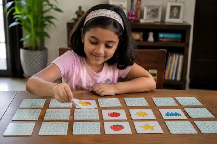 Memory and matching card games