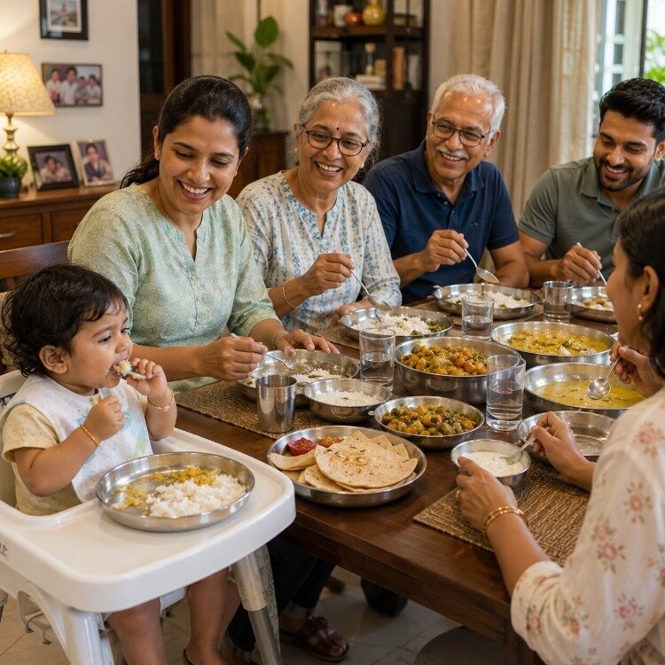 Multi generational family