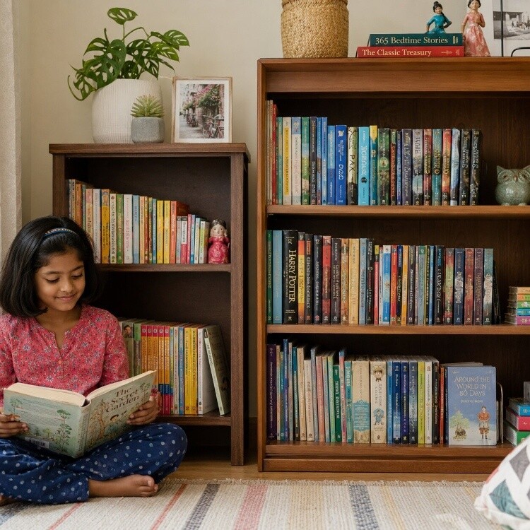 Read aloud shelf