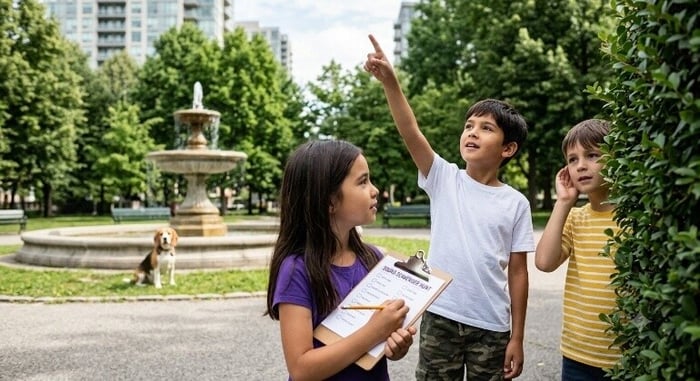 Sound scavenger hunt