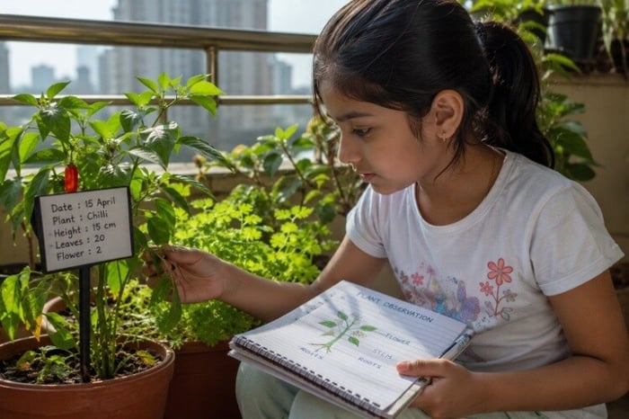 Gardening for science observation