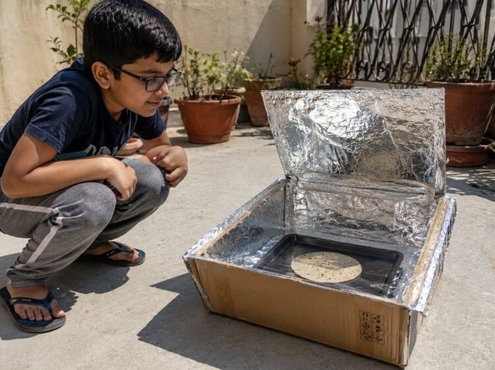The solar oven attempt