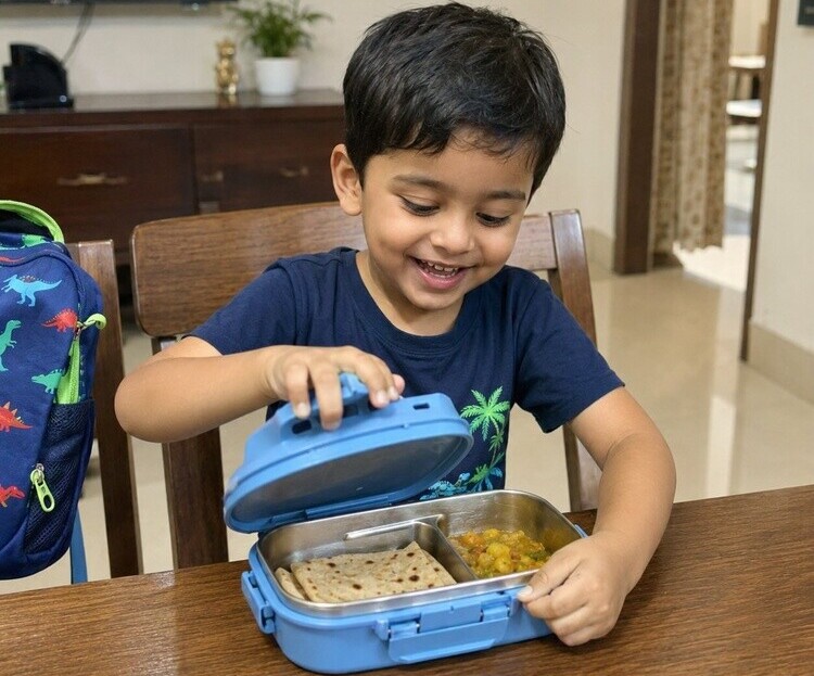 Opening Tiffin Box