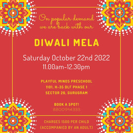 Playful Minds Preschool - Diwali Mela