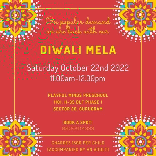 Playful Minds Preschool - Diwali Mela