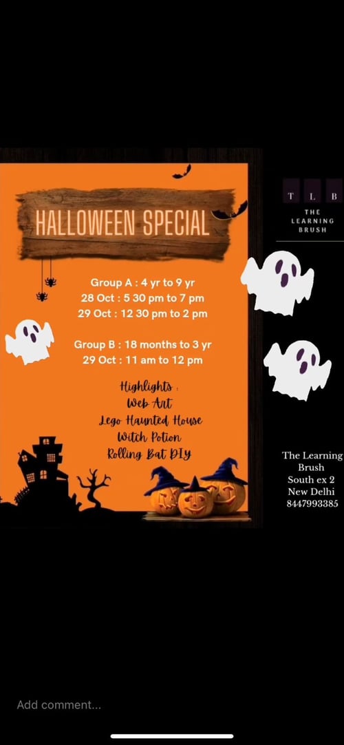 The Learning Brush - Halloween Party