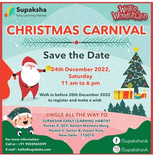 Supaksha Early Learning Habitat - Christmas Carnival