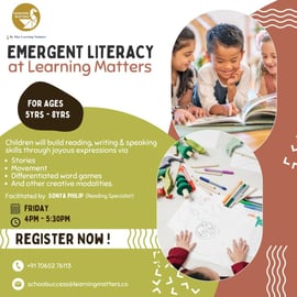 Learning Matters- Emergent Literacy Programme