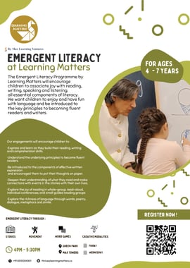 Learning Matters- Emergent Literacy