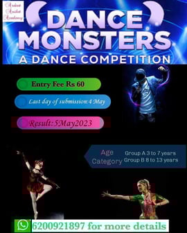 Ardent Aniket Academy-Dance Monster Competition