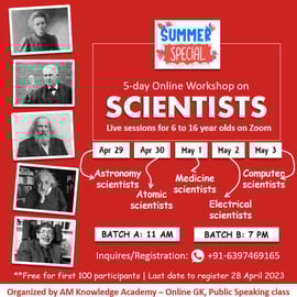 AM Knowledge Academy-Scientists Live Sessions