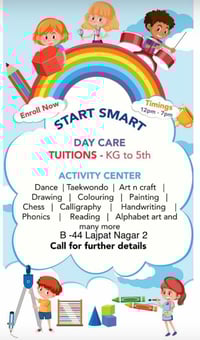 Start Smart-Daycare | Tuitions kg to 5th