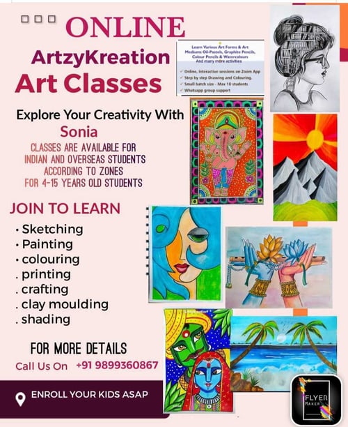 Artzy Kreation-Art Classes
