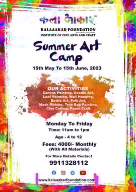 Kalaaakar Foundation-Summer Camp