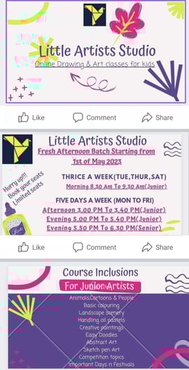 Little Artists Studio-Online Drawing & Art Classes