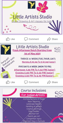 Little Artists Studio-Online Drawing & Art Classes