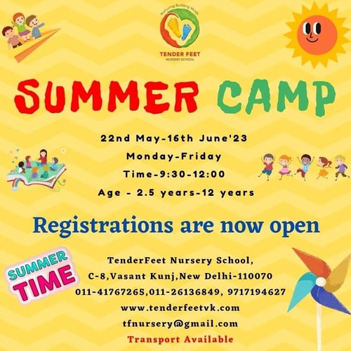 Tender Feet-Summer Camp