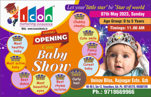 ICON Nurturing Innocence-cum Baby Show