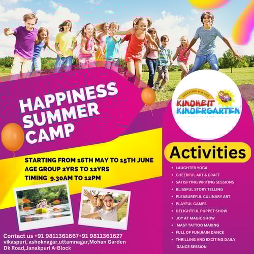 Kindheit Kindergarten-Happiness Summer Camp