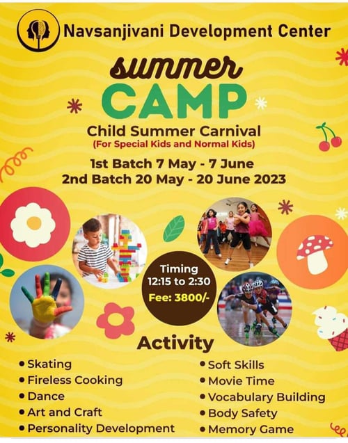 Navsanjivani Development Centre-Child Summer Carnival