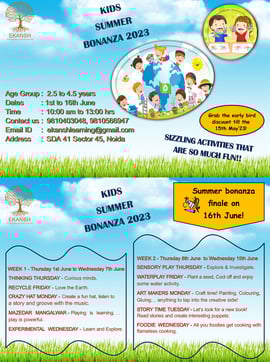 Ekansh-Kids Summer Bonanza