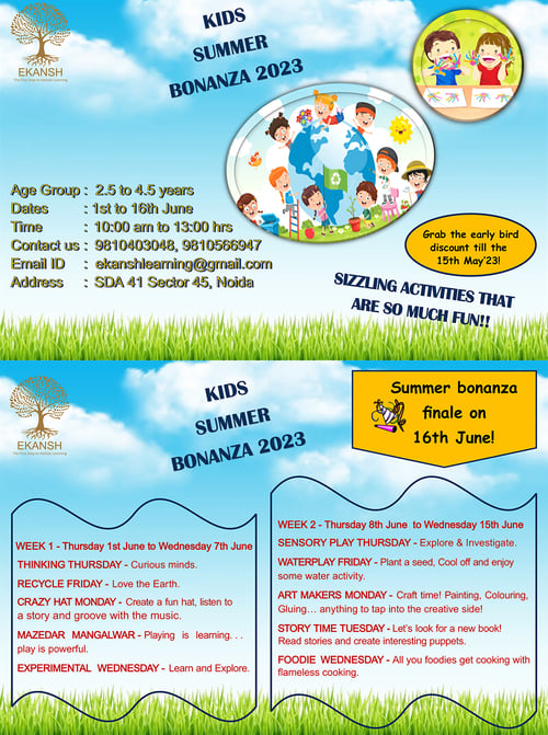 Ekansh-Kids Summer Bonanza