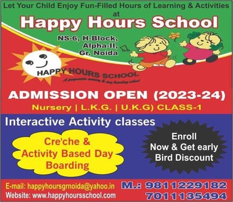 Happy Hours School-Interactive Activity Classes