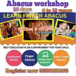 Snat Education-Abacus Workshop Learn Finger Abacus