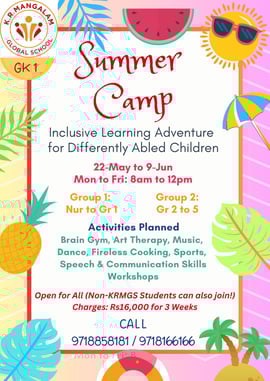 K.R Mangalam-Summer Camp