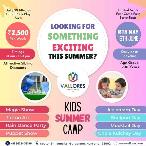 Vallores Pre-School -Kids Summer Camp