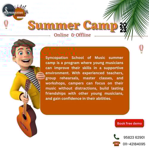 Syncopation school of music-Summer camp