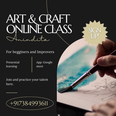 Anindita-Art & Craft Online Class