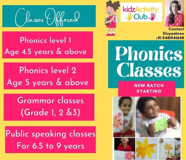 Kidz Activity Club-Phonics Classes