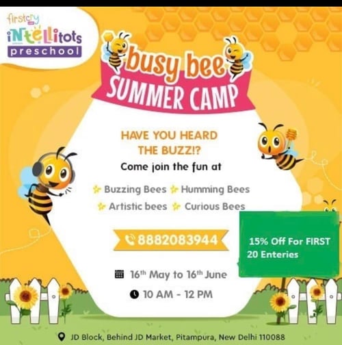 Firstcry Intellitots Preschool-Busy Bee