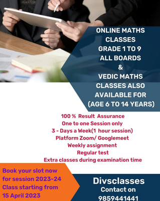 Divsclasses-Online Maths & Vedic Maths Classes