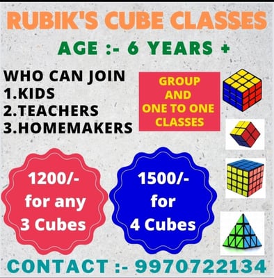 Rubiks Cube Classes-Group & One to One Classes