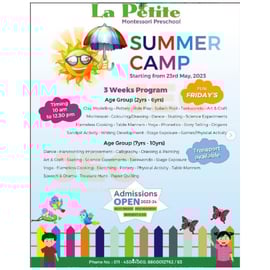 La petite Montessori preschool-Summer Camp